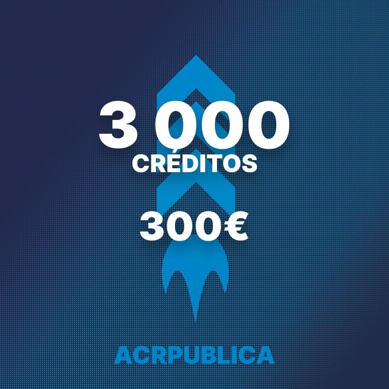 3000 CREDITOS